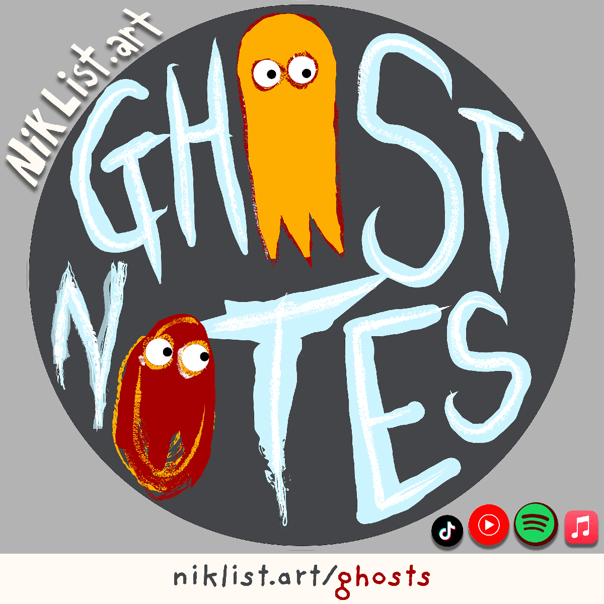 GHOST NOTES - Nik List Art